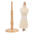 thumbnail image 2 of Dress Form, Insertable Pin Women Dress Form Small Beech Wood Durable  For Clothing Dress Display, 2 of 8