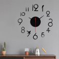 thumbnail image 4 of 3D Frameless Wall Clock, Silent Diy Wall Clock Number Wall Stickers Home Decor, 4 of 9