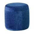 thumbnail image 1 of Canadian Glaze Ottoman Blue, 1 of 2