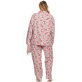 thumbnail image 3 of White Mark Pyjama Trois Pièces à Boutons pour Femme, 3 of 5