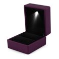thumbnail image 1 of HURRISE 4 Colors Fashionable LED Lighted Ring Storage Box Jewelry Display Case Gift, Ring Display Box, Ring Case, 1 of 8