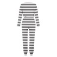 thumbnail image 4 of Plebaso Ensemble 2 Pcs pour Garçons Tenues Rayées pour Filles Hauts à Manches Longues à Col Ras du Cou Joggers Vêtements Décontractés pour Enfants Ensemble, 4 of 5