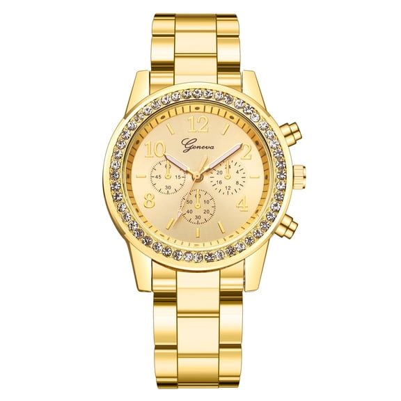 TIMIFIS Watches for Women Women Fashion Watch Clock Stainless Steel Casual Dress Wrist Crystal ummer