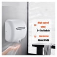 thumbnail image 4 of Automatic Hand Dryers With HEPA High Speed Wind, 304ss Electric Hand Dryer For Bathroom Commercial ,High-Speed Drying, 4 of 7