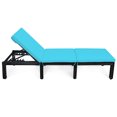 thumbnail image 3 of Patiojoy Adjustable Outdoor Patio Rattan Lounge Chair Chaise Couch with Cushions, 3 of 6
