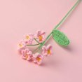 thumbnail image 3 of Birdeem Handmades Bouquet-Small Fresh Simulation Flower Office Garden Decoration Knit Flowers, 3 of 10