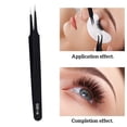 thumbnail image 3 of tredstone Pince à Cils en Acier Inoxydable, Pointe à Pince de Précision, Pinces pour Poils du Visage et Sourcils pour Extension des Cils, 14, 3 of 8