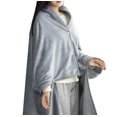 thumbnail image 3 of Blanket Doublelayer Tartan Lady Winter Scarf Wrap Multifunction Plaid Warm Shawl Home Textiles Multipurpose Blanket Soft Breathable Machine Washable All-Season Throw Blanket for Hot Sleepers, 3 of 3