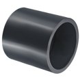 thumbnail image 1 of Unique Bargains UPVC Pipe Fitting 90mm Socket, 1 Pack Straight Coupling, Dark Grey, 1 of 5