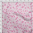 thumbnail image 4 of oneOone Viscose Jersey Fuschia Pink Fabric Asian Floral Sewing Material Print Fabric By The Yard 60 Inch Wide, 4 of 4