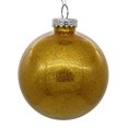 thumbnail image 2 of Vickerman N211530 Boule Transparente Pailletée Or Antique de 6 Po - 4 par Sac, 2 of 3
