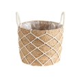 thumbnail image 2 of S SERENABLE Floor Planter Stand Round Decorative Wicker Baskets for Balcony Office Patio L, 2 of 9