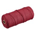 thumbnail image 1 of Unique Bargains Cotton Rope Twine String Twisted Braided Cord, Wine Red 100m/109 Yard for Wall Hanging, Macrame Knotting, 1 of 7