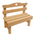 thumbnail image 1 of 1pc Decorative Mini Bench Porch Chair Miniature Landscape Bench Home Decocration, 1 of 9
