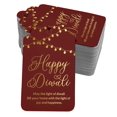 thumbnail image 1 of Inkdotpot Étiquette de Bouteille Happy Diwali en Feuille d'Or Véritable 100 Pcs, 1 of 6