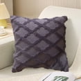 thumbnail image 1 of TACILIP Pillow Covers, Scandinavia-Style Fluff Long Striped Pillowcase Geometric Winter Cushion Cover Sofa Backrest Cover, 1 of 6