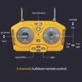 thumbnail image 4 of POINTERTECK 2.4G High Tech 11 Channels RC Excavator Dump Trucks Bulldozer Alloy Plastic Engineering Vehicle Electronic Toys, 4 of 5