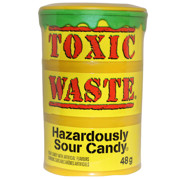 Toxic Waste Sour Candy Drum 48g