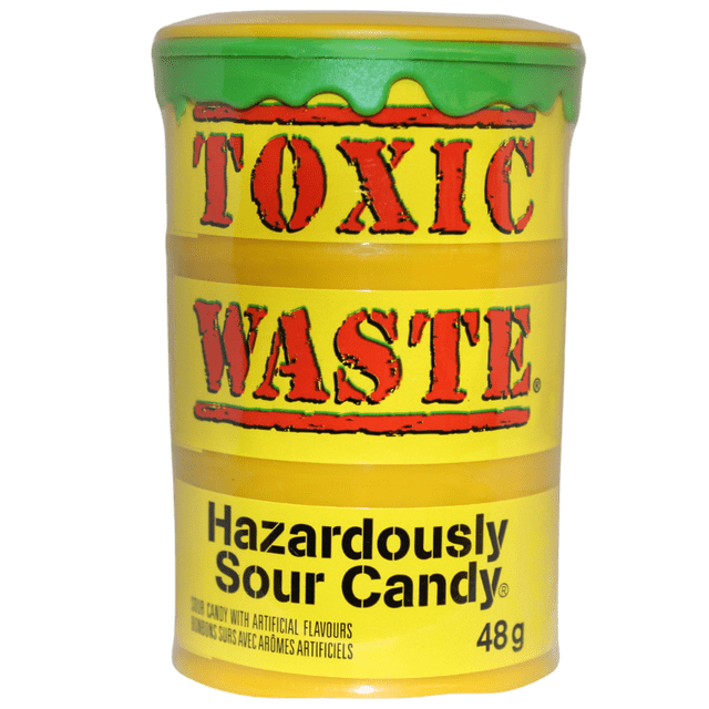 Toxic Waste Sour Candy Drum 48g