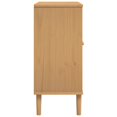 thumbnail image 5 of vidaXL Sideboard SENJA Rattan Look Brown 80x35x80 cm Solid Wood Pine, 5 of 5