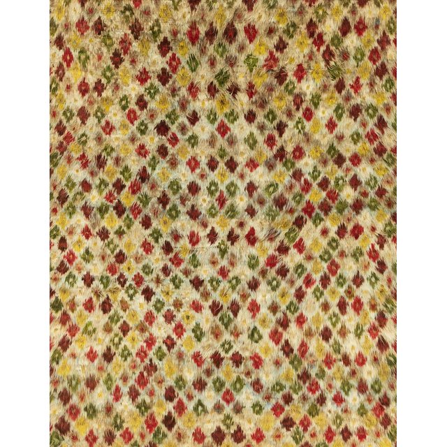 Ahgly Company Tapis d'Intérieur Rectangulaire Abstrait Rouge Tapis de Zone Abstrait, 2 Pieds x 5 Pieds