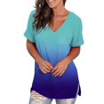 thumbnail image 3 of Birdeem T-Shirt Décontracté à Manches Courtes et Col en V avec Poches pour Femmes, 3 of 12