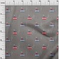 thumbnail image 2 of oneOone Cotton Poplin Twill Medium Gray Fabric Submarine & Fish Ocean Craft Projects Decor Fabric Printed By The Yard 56 Inch Wide, 2 of 4