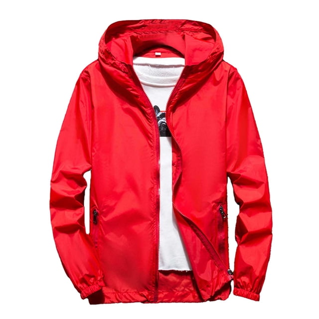 GDREDA Lightweight Breathable Outdoor Skin Jacket For Men And Women Couples Light Rain Jacket Mens