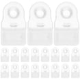 thumbnail image 1 of LOLIPPYY 20 Pcs Clips de Support de Miroir Transparent pour Armoire en Verre et Panneau de Fenêtre, 1 of 6