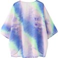 thumbnail image 3 of Cardigan Mignon pour Femmes, Cardigan à Manches Kimono Imprimé, Chemise Décontractée Ample et Couvrante, Hauts, Cardigans pour Femmes en Liquidation, 3 of 5