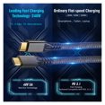 thumbnail image 3 of USB C Extension Cable, USB C 3.2 Gen 2 Male to Female Extender Cable, 240W Fast Charging & 20Gbps Data Transfer, for IOS Phone 15,, 3 of 7
