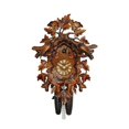 thumbnail image 1 of Cuckoo Clock 15 leaves, 2 birds 2.5041.01.P, 1 of 1