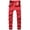 Red, variant on cllios Men's Skinny Ripped Jeans Slim Fit Distressed Stretch Denim Pants