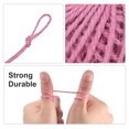 thumbnail image 4 of Uxcell 164 Feet 0.08" Jute Twine Jute Rope Jute Twine String Cords Pink for DIY, 4 of 6
