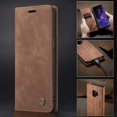 thumbnail image 3 of KOMI Wallet Case for Samsung Galaxy S9 Plus, Premium PU Leather Case Vintage Matte Wallet Flip Cover [Card Slots] [Magnetic Closure] Stand Function Folio Shockproof Full Protection Red, 3 of 5