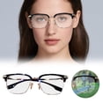 thumbnail image 1 of High Definition Focus Blue Light Glasses for Eye Fatigue Lightweight Half Frame Adjustable Aid, 1 of 4