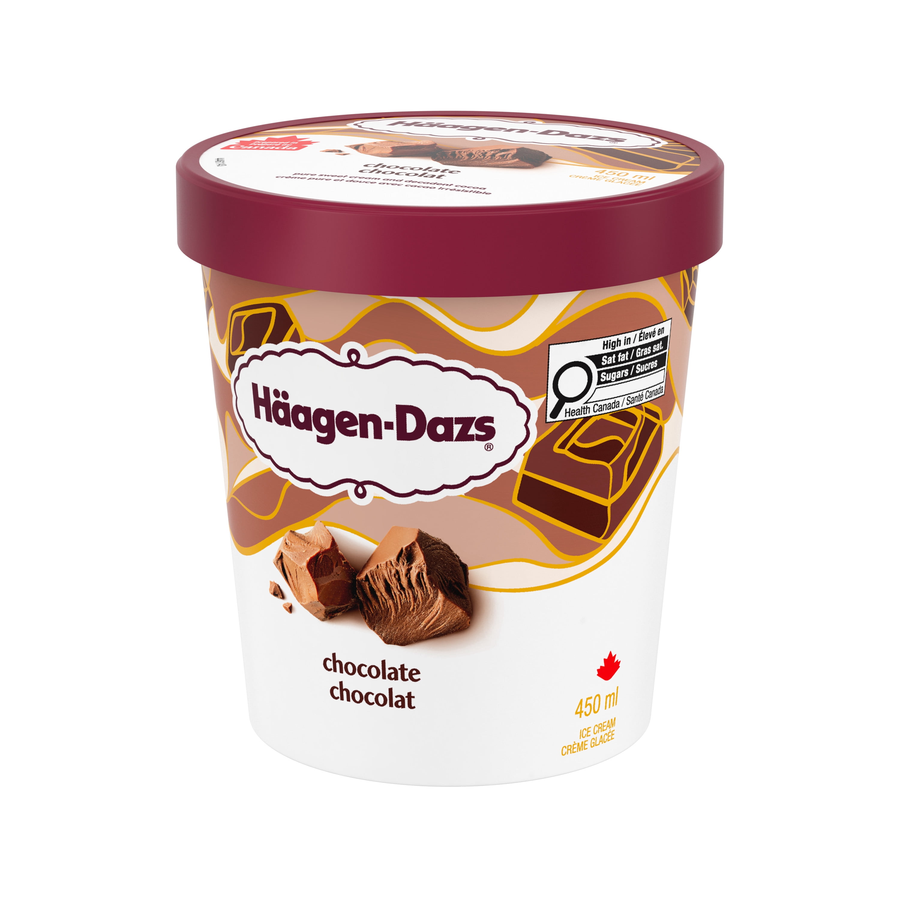 HAAGEN-DAZS Crème Glacée Md Chocolat 450 ml