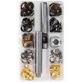 thumbnail image 3 of Grommet Set, KQ-204 12mm Nail Button Hardware Grommet Tool Kit  For Tents For Tarps For Pool Coverings For, 3 of 8
