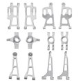 thumbnail image 1 of Xingzhi Durable Front Rear Portal Axle DIY Kit For 1/14 MJX 14210 On-Road Vehicles Silver, 1 of 1