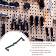 thumbnail image 2 of 50pcs Plastic Pegboard Hook Locks Pegboard Hook Secure Clips Peg Board Hook Accessories, 2 of 8