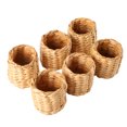 thumbnail image 2 of Anneaux de Serviette, 6 Pcs Anneau de Serviette Tissé Performance de Premier Ordre, 2 of 14