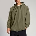 thumbnail image 2 of SHTXOZHI Manteau de Pluie pour Homme Imperméable Coupe-Vent Pliable à Capuche Imperméable pour Plein Air Randonnée Voyage, 2 of 6
