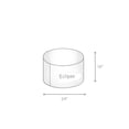 thumbnail image 5 of Pouf Eclipse argent en velours – Pouf rond avec housse lavable et rembourrage en billes, idéal comme siège ou repose-pieds pour salon, chambre à coucher ou bureau, 5 of 5