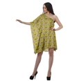 thumbnail image 2 of Moomaya Robe Maxi à une Épaule pour Femmes Imprimée Grande Taille Kaftan Robe de Plage, 2 of 6