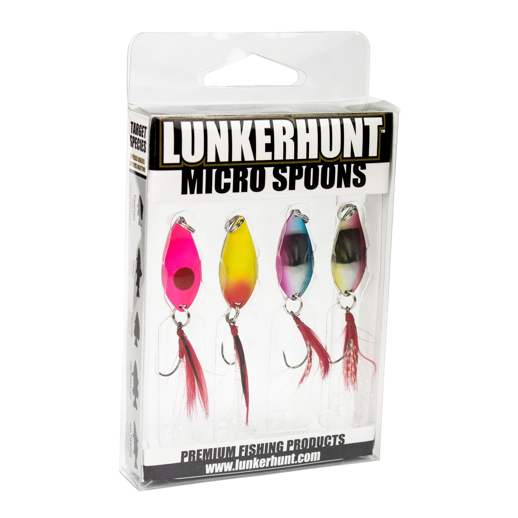 Lunkerhunt Micro Spoon - Fishing Spoon Kit - Reaction Pattern - 1/8 oz