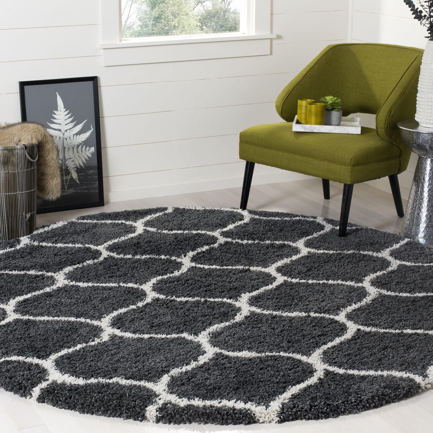 Safavieh Hudson Arline Tapis Géométrique Shag