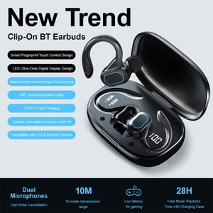 Bluetooth Neckband Earbuds, Wireless Neckband Headphones, Translation Bluetooth Earphones, Long Battery Sports Running Earbuds, Secure Fit Gym Headset, Power Display Neckband Headphones