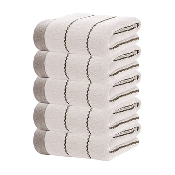 zanvin Serviettes à Main, Ensemble de 5 Serviettes Douces et Absorbantes Serviettes Ménagères Serviettes-Cadeaux pour les Mains, le Gym, le Spa Beauté et les Soins Capillaires à la Maison 27.17x12.6 Po, Cadeaux pour Hommes