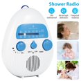 thumbnail image 2 of AMERTEER Adjustable Portable Waterproof Mini Shower Radio Shower AM FM Button Speaker Bathroom Speakers Radio, 2 of 8