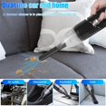 thumbnail image 3 of Mini Car Vacuum Cleaner Cordless Handheld Vacuum 2000mAh USB Rechargeable Vacuum for Car Home Office Cleaning, 3 of 8